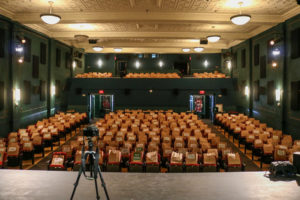 The Strand Theatre, filled with food - one in each seat! x 3!