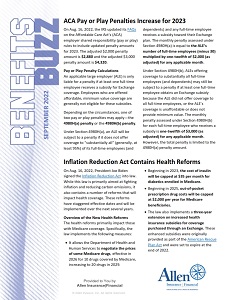 Benefits Buzz Newsletter - September 2022 image